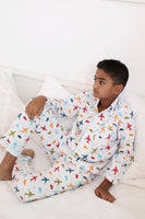 Airplane PJ - Collared & Button down PJ