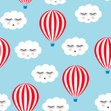 Clouds and Balloons- Collared & Button down PJ