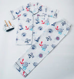 Boat and Anchor - Collared & Button down PJ