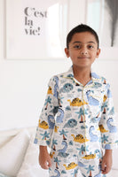 Dino Scene - Collared & Button down PJ