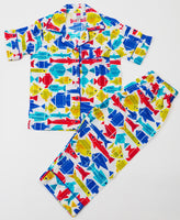 Origami Fish PJ - Collared & Button down PJ