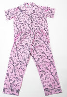 Pink Bird PJ - Collared & Button down PJ