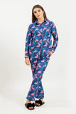 Flamingo and Fern- Wrinkle Free Cotton PJ Set