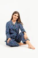 Blue Pina Colada - 100% Pure Cotton PJ Set