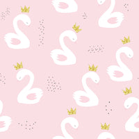 Pink Swan- Collared & Button down PJ