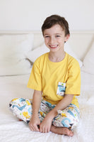 Yellow Dino - Soft Tshirt PJ