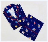 Blue Space Scene - Collared & Button down PJ