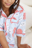 Clouds and Balloons- Collared & Button down PJ