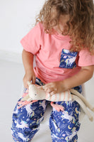 Pink and Blue unicorn - Soft Tshirt PJ