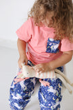 Pink and Blue unicorn - Soft Tshirt PJ